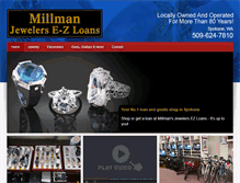 Tablet Screenshot of millmanjewelers.com
